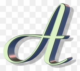 Fancy Letter A Png Transparent - I