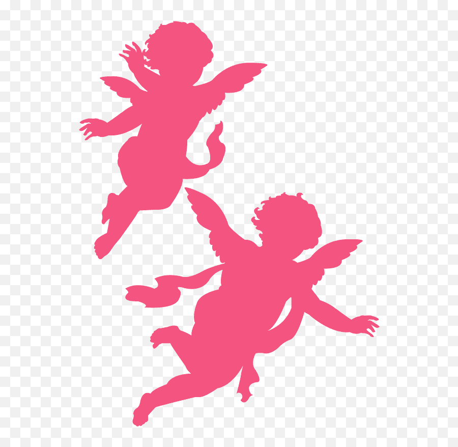 Angels Silhouette - Angeles Silueta Png,Angel Silhouette Png