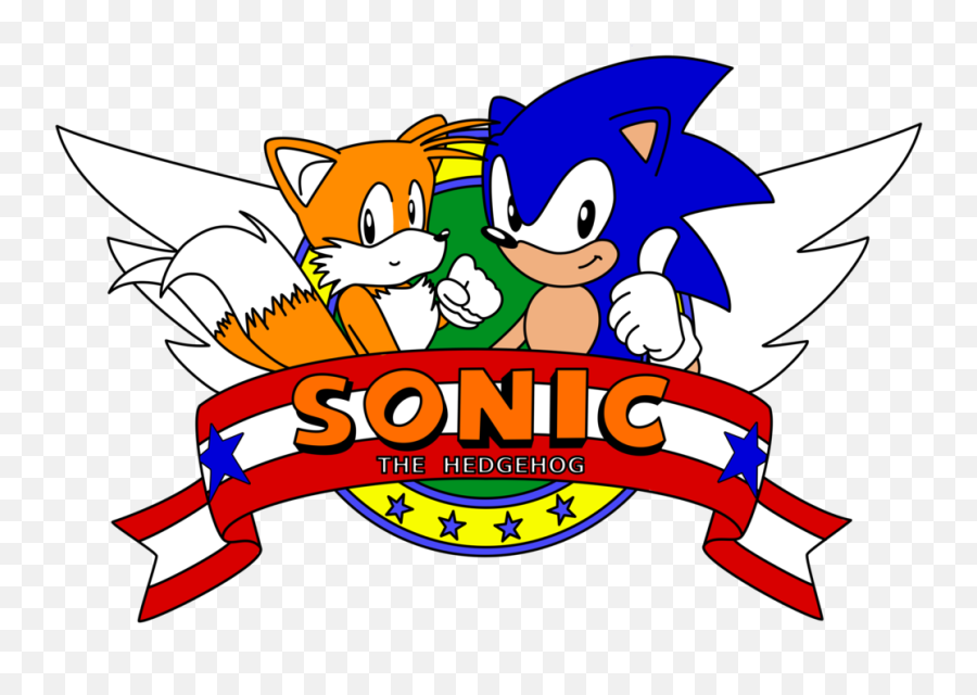 A Scream 41 2 Sonic The Hedgehog Title Logo By - Sonic Sonic And Tails Logo Png,Shadow The Hedgehog Logo
