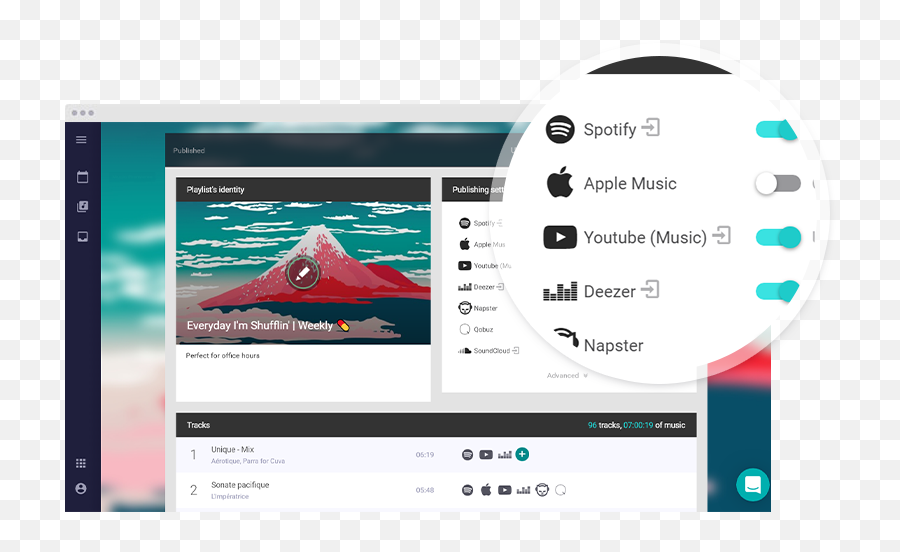 Convert And Sync Playlists Across Your Streaming Profiles Png Napster Logo