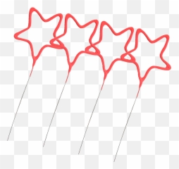 8 Inch Star Shaped Sparklers - Diagram png