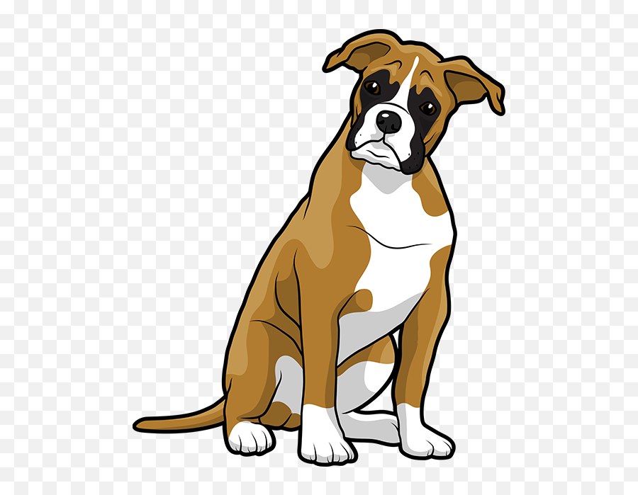 Boxer Dog Clipart Png - Clip Art Boxer Dog Transparent,Boxer Png