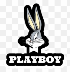 Ftestickers Playboy Bunny Playboybunny Bunnyrabbit - Bugs Bunny Playboy Logo png