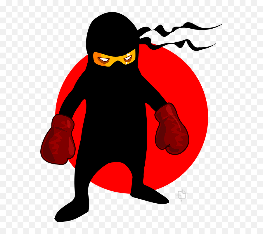 Boxer Ninja Fighter - Free Vector Graphic On Pixabay Not So Secret Ninja Png,Ninja Transparent