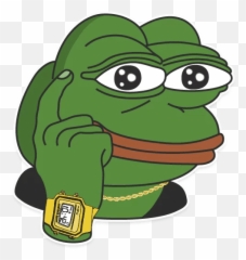 Pepe The Frog Emoticon Sticker - Emotes png