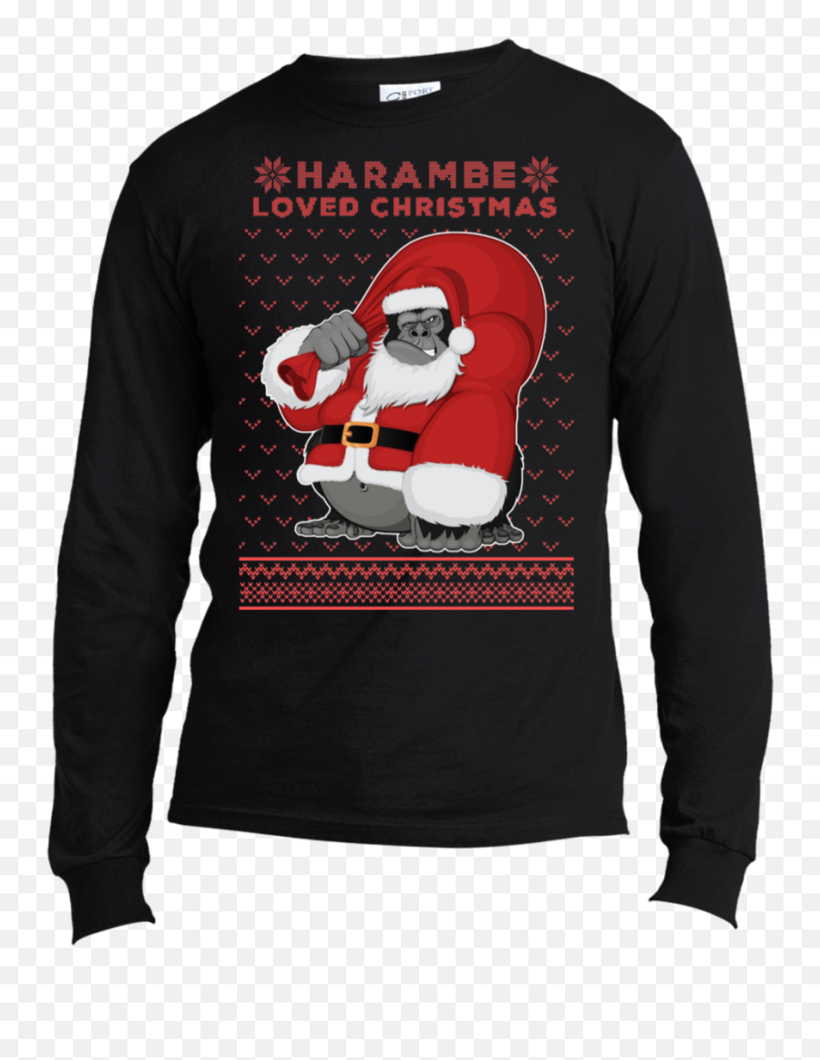 All I Want For Xmas Is Harambe Shirt Png