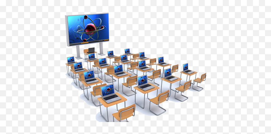 Digital Classrooms In Zirakpur Mohali - Technology In Schools Png,Classroom Png
