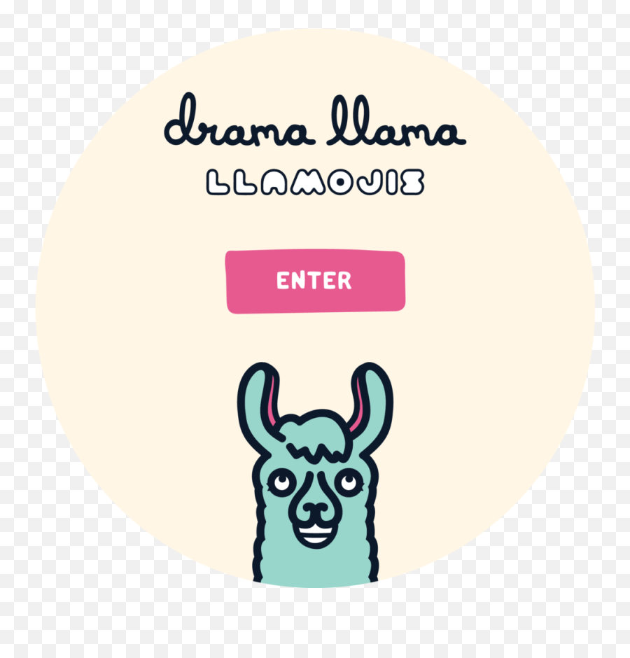 Drama Llama - Circle Png,Llama Png