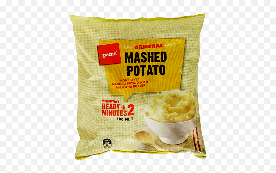 Pams Original Mashed Potato 1kg - Frozen Mashed Potato Nz Png,Mashed Potatoes Png