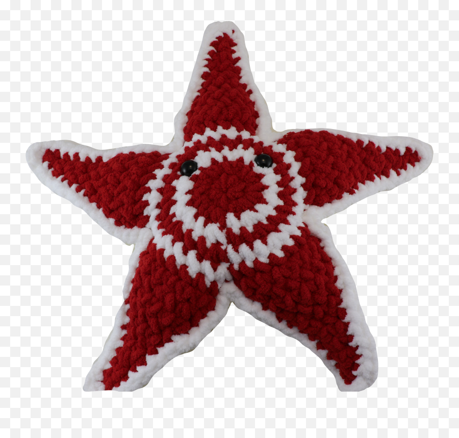 Download Starfish Crochet Pattern - Sheriff Star Wife Decal Png,Rounded Star Png