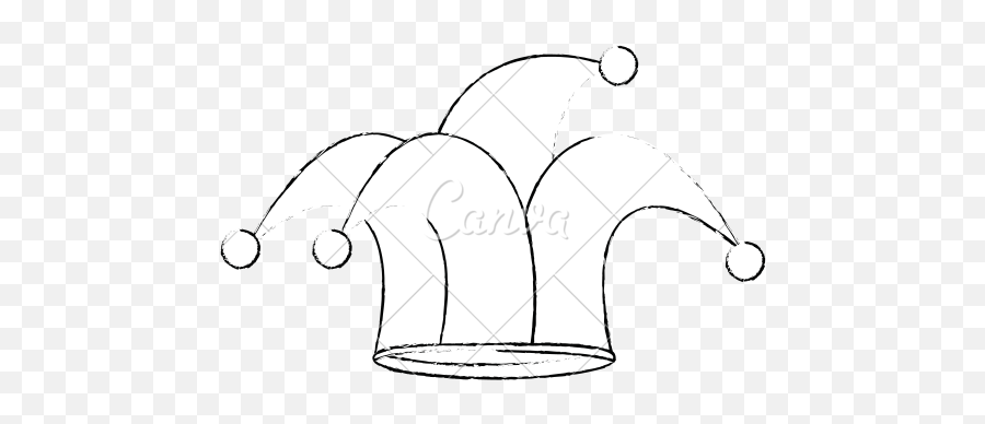 jester hat drawing