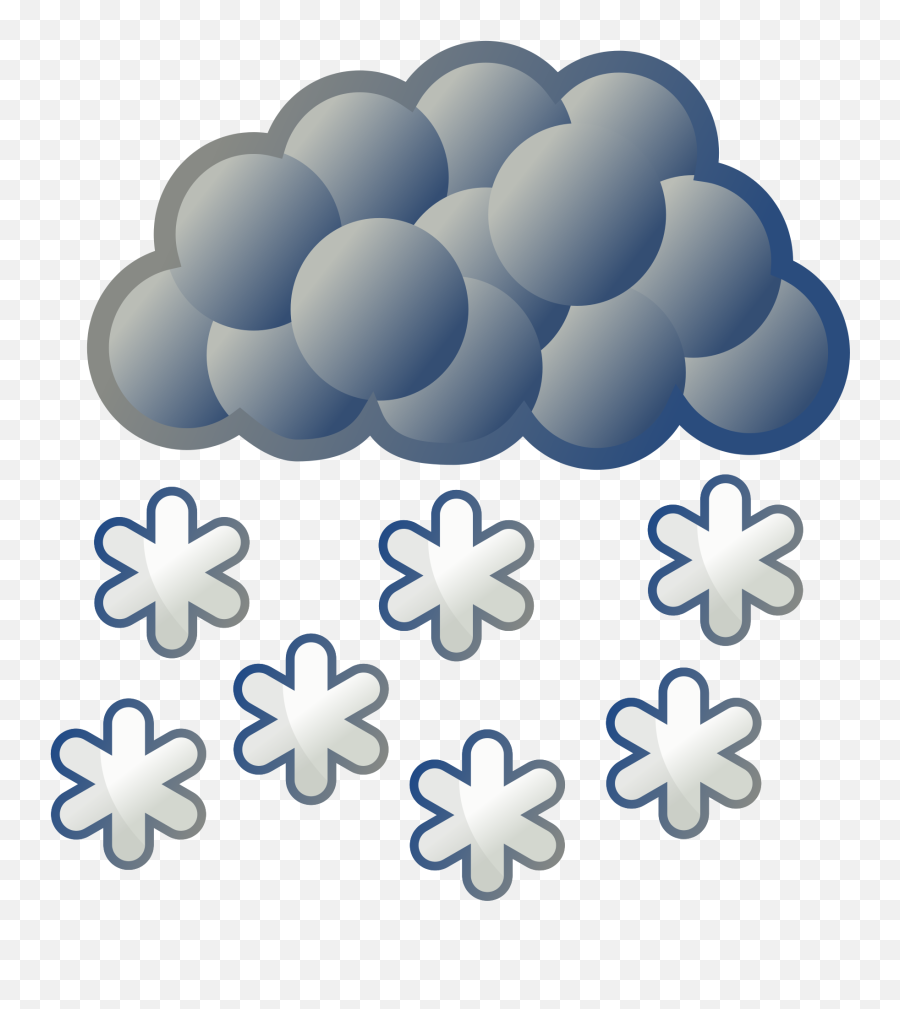 Weather Snow Clipart Png Download - Weather Clip Art Snow,Snow Clipart Png