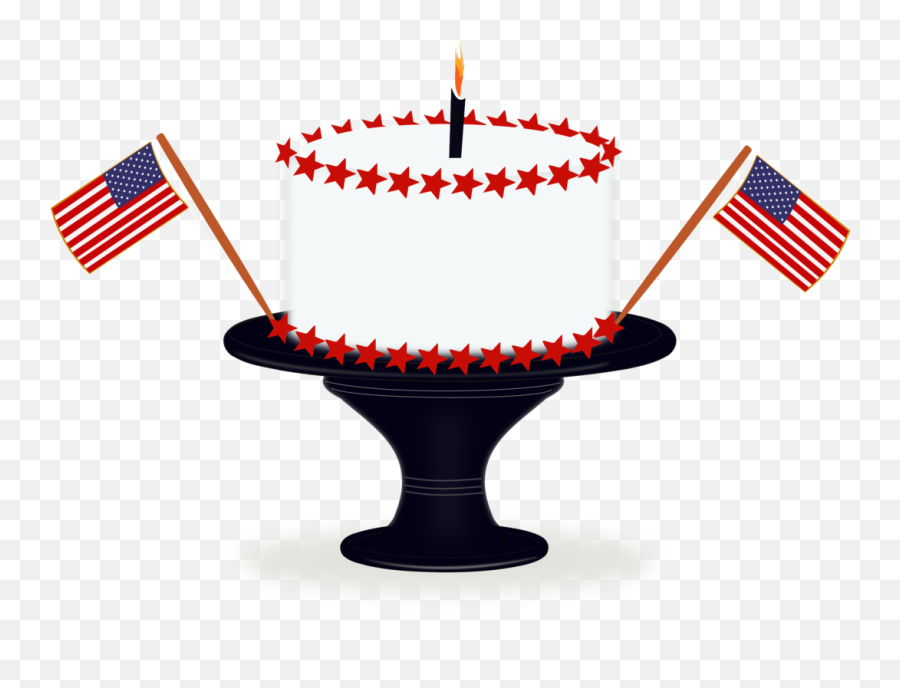Linecandle Holderbirthday Cake Png Clipart - Royalty Free Animated Happy Birthday 4th Of July,Happy Birthday Cake Png