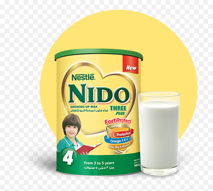 Nido Three Plus Milk Powder - Nido Süt Png,Glass Of Milk Png