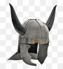 Viking Helmet With Leather Horns - Norse Viking Horned Helmet Png,Viking Helmet Png