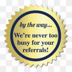 By The Way Weu0027re Never Too Busy Burst Gold Circle Stickers - Oh By The Way Buffini png