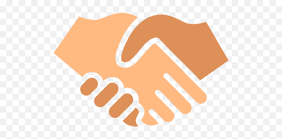 Handshake Clipart Orange - People Hand Shake Clipart Png,Handshake Transparent