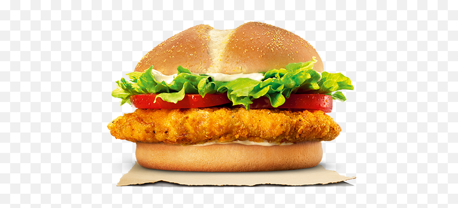 Download King Whopper Hamburger Specialty Burger Sandwiches - Burger King Chicken Tendercrisp Png,Burger King Png
