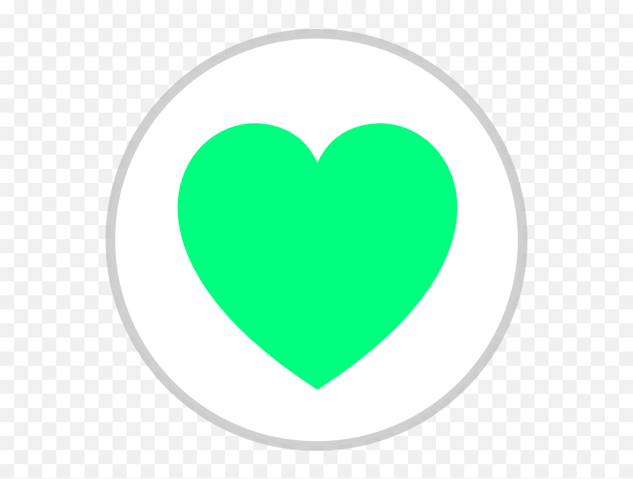 Green Heart Clip Art Transparent PNG
