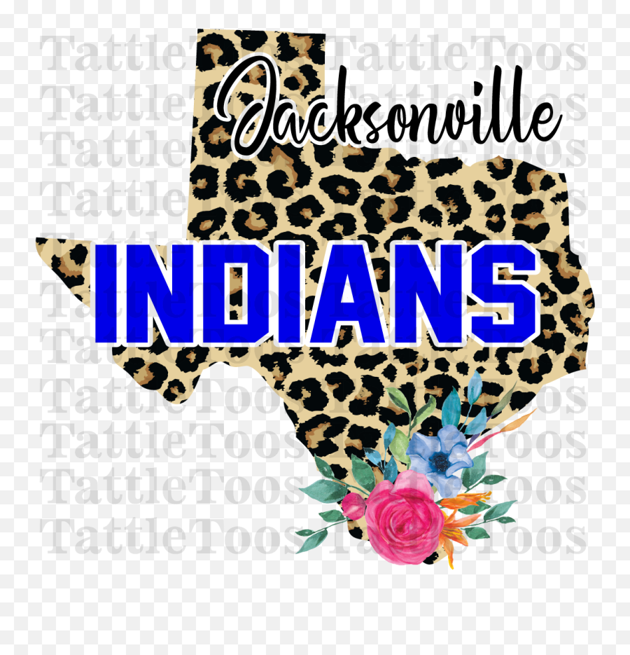 Jacksonville Indians Leopard Texas - Jacksonville Indians Logo Png,Png Indians