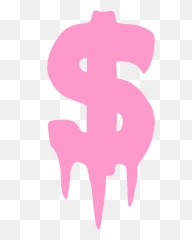 Largest Collection Of Free - toEdit Stickers PicsArt Dollar Sign In Pink Transparent png
