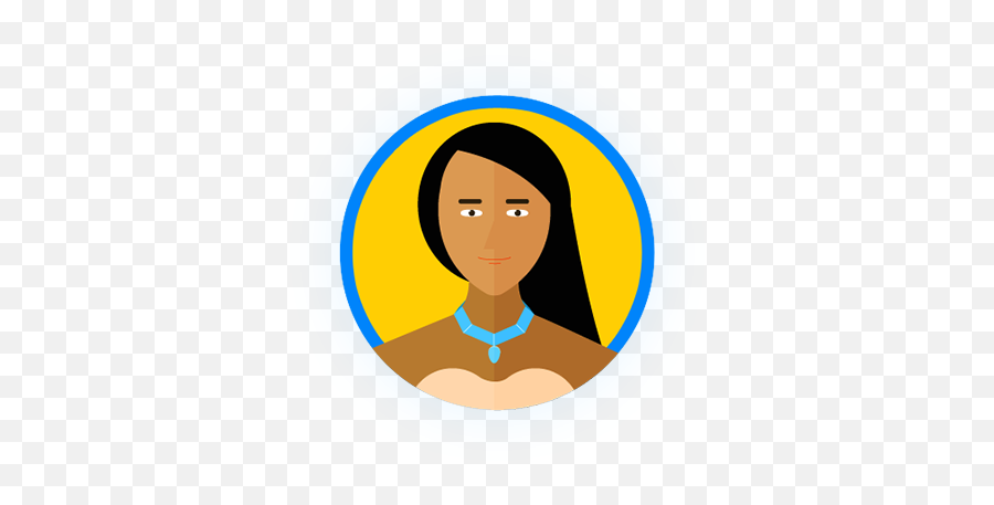 Pilgrim Smart Badge Pocahontas - Illustration Png,Pocahontas Png