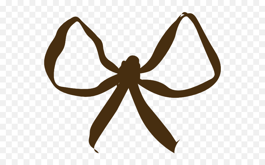 Simple Solid Ribbon Bow Clip Art - Vector Clip Simple Bow Ribbon Drawing Png,Ribbon Bow Png