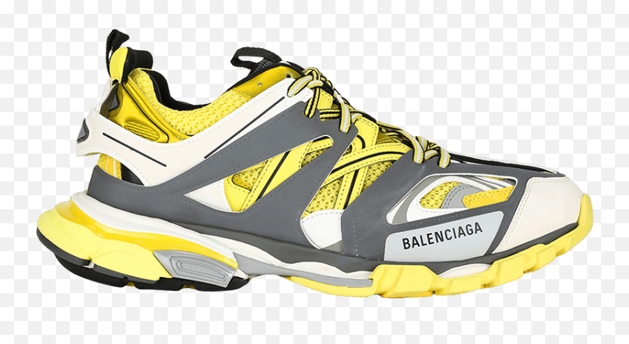 Balenciaga Track Trainer U0027yellow Greyu0027 - Balenciaga 542023 Balenciaga Track Yellow Grey Png,Balenciaga Png