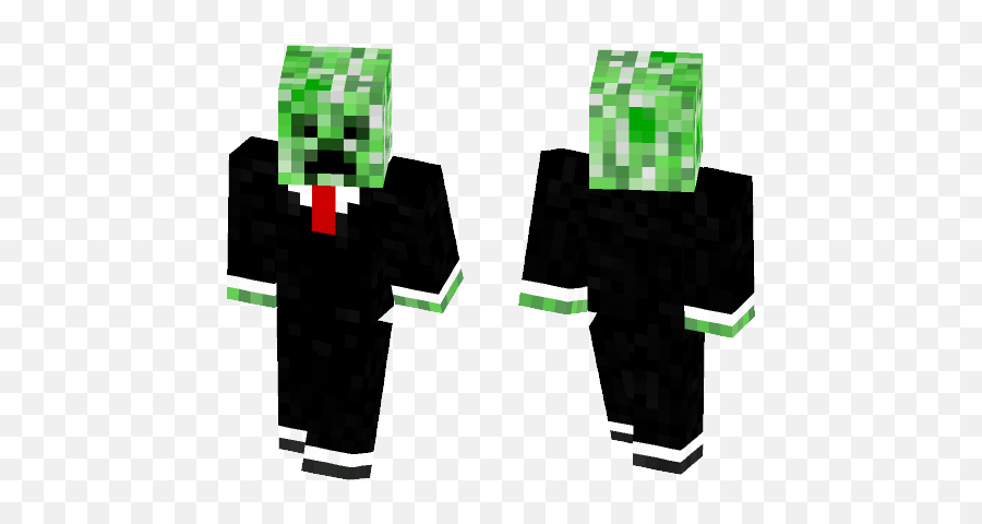 Download Creeper Tuxedo Super Swaggy Minecraft Skin For Free - Minecraft Zombie In A Suit Skin Png,Minecraft Creeper Png