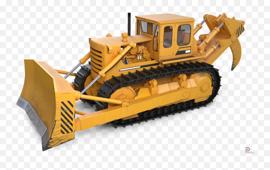 Bulldozer Rigged 3d Model - Cgstudio Bulldozer En Png,Bulldozer Png