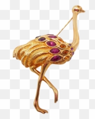 Download Swarovski Ostrich Or Emu Pin Png