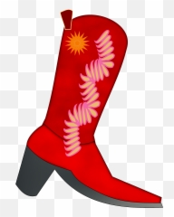 Library Of Women Cowboy Boot Vector Download Png - Çizme Vektör,Cowboy Boot Png