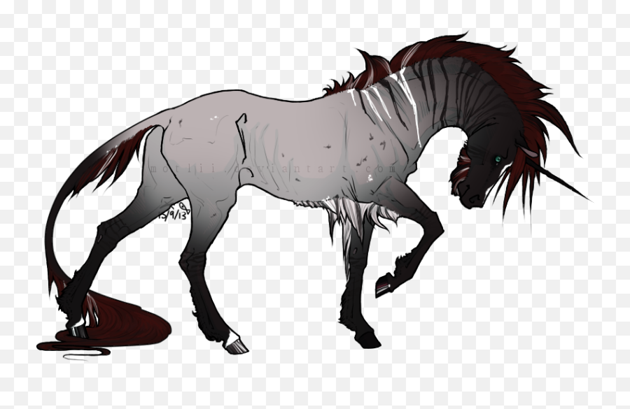 Download Badass Fukin Unicorn Dam Rite By P - Badass Horse Badass Horse Sketch Png,Badass Png