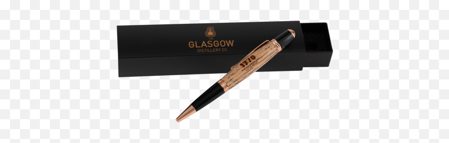 Glasgow Distillery Hand Crafted Stave Pen - Marking Tool Png,Writing Pen Png