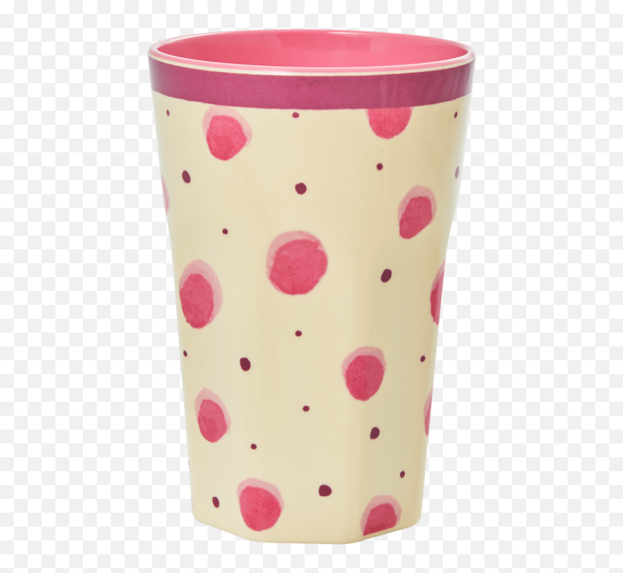 Melamine Cups With Pink Watercolor Splash And Flower Collage Print - Tall 2 Pcs Melamin Tall Glas Png,Pink Watercolor Png
