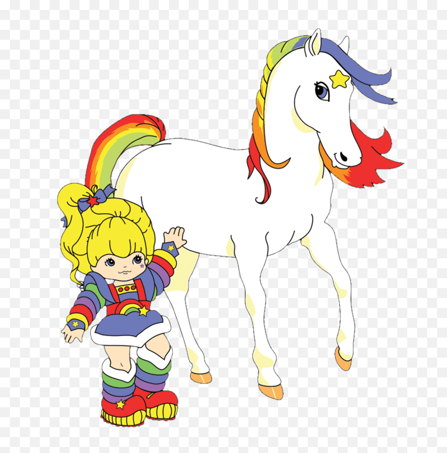 Cartoon Rainbow Brite - Rainbow Brite Starlite Png Full Rainbow Brite Png,Cartoon Rainbow Png
