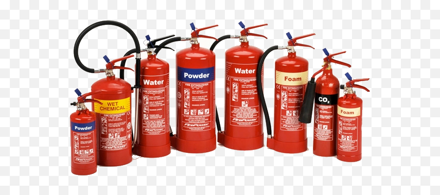 Types Of Fire Extinguisher - Fire Extinguisher Png,Fire Extinguisher Png