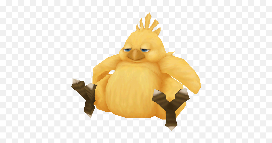 Chubby Chocobo Transparent Png Image - Final Fantasy Fat Chocobo,Chocobo Png