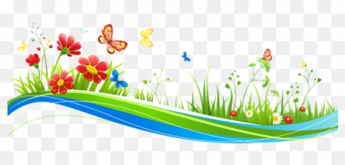 Flower Clipart Png - And Butterfly