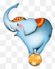 Elephant Cirque Png 1 Image - Circus Elephant Png Transparent,Elephant Transparent Background