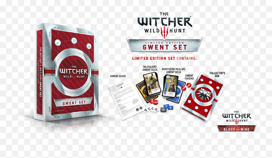 Hunt Monsters And Play Gwent With This Witcher Gear - Witcher 3 Heart Of Stone Gwent Cards Png,Witcher 3 Logo