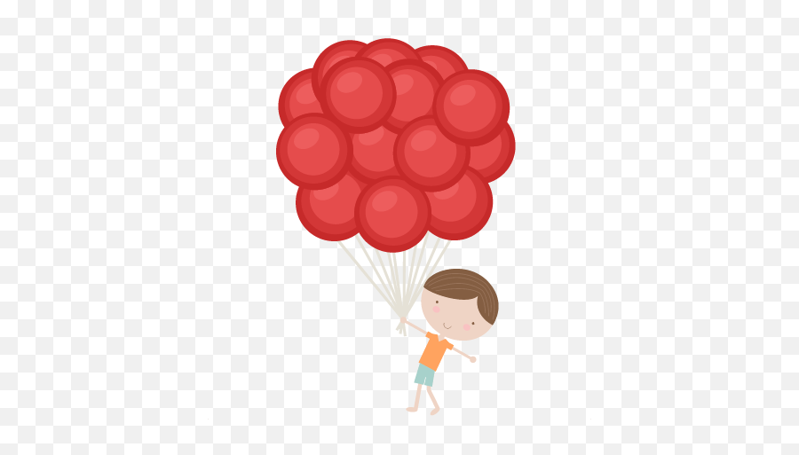 Birthday Balloon - Boy Holding Balloons Transparent Png Kid Holding A Balloon,Birthday Balloons Transparent