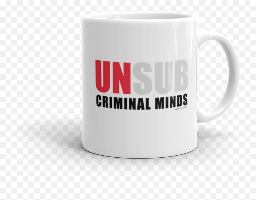 Criminal Minds Unsub 11 Oz White Mug - Magic Mug Png,Criminal Minds Logo