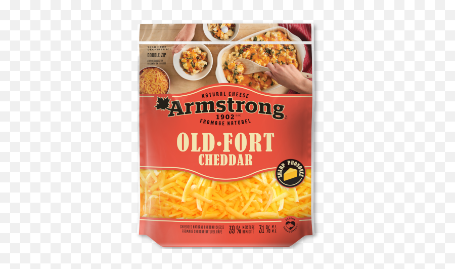 Aged Cheddar Shredded Cheese - Armstrong Shredded Cheese Png,Shredded Cheese Png