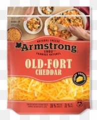 Aged Cheddar Shredded Cheese - Armstrong Shredded Cheese Png,Shredded Cheese Png