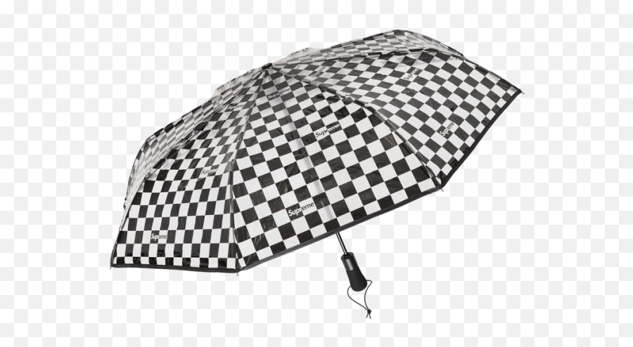 Supreme Shedrain Transparent - Supreme Shedrain Transparent Checkerboard Umbrella Black Png,Transparent Checkerboard