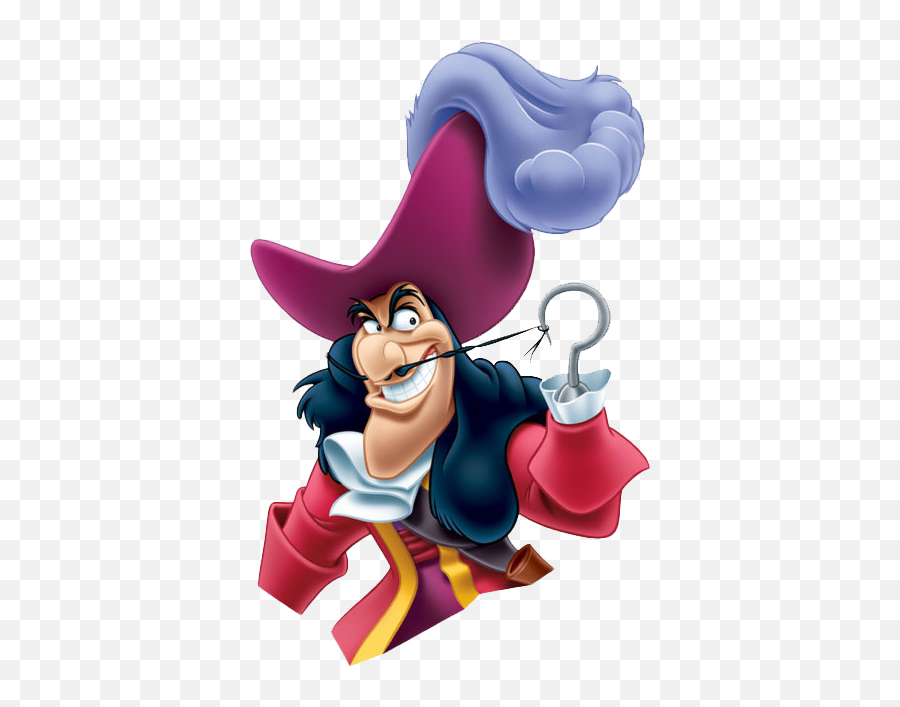 Clipart Captain Hook - Captain Hook Peter Pan Cartoon Png,Captain Hook Png