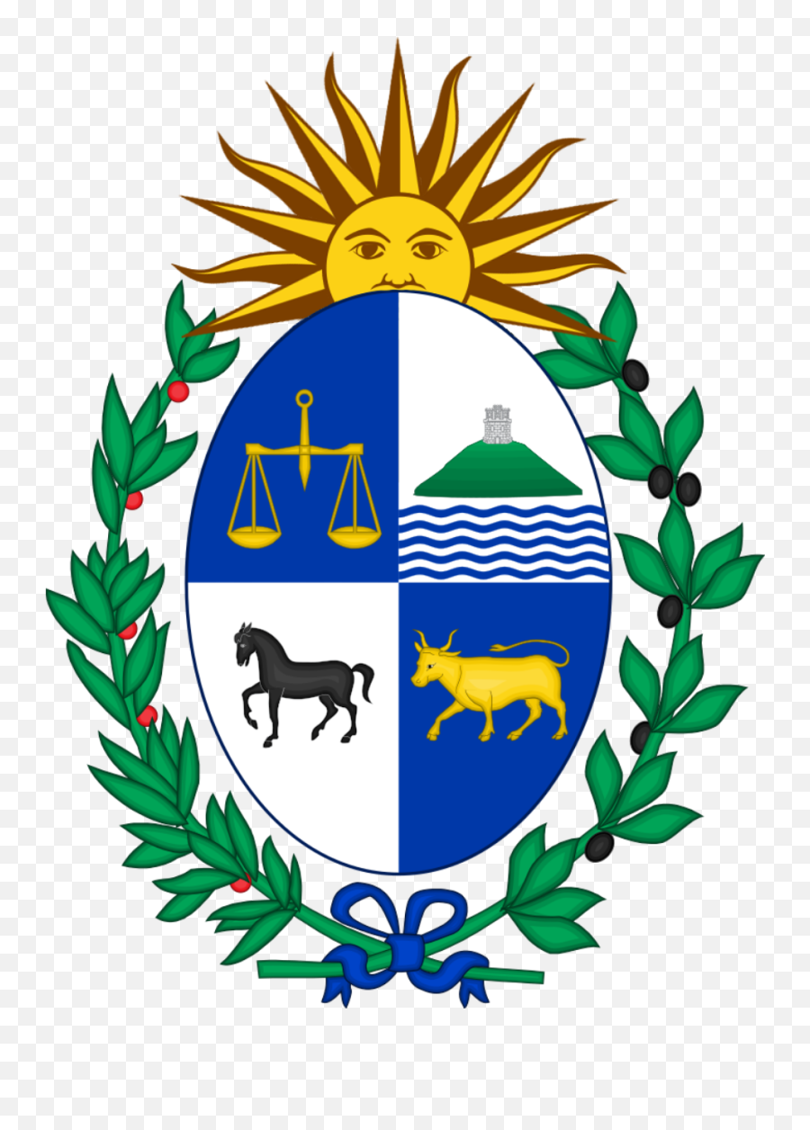 Uruguay - Uruguay Coat Of Arms Png,Uruguay Flag Png