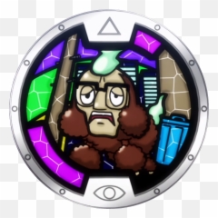 Download Manjimutt Medal - Yo Kai Watch Manjimutt Medal Fictional Character Png,Yo Kai Watch Logo