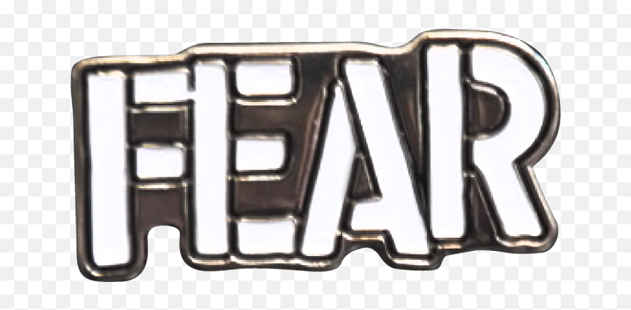 Fear Logo Enamel Pin - Solid Png,Punk Logo